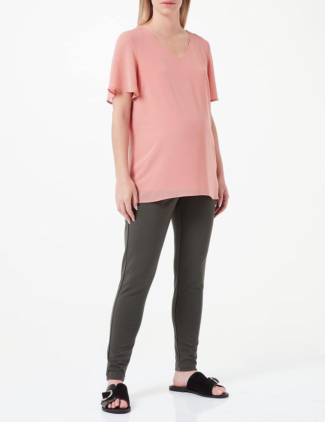 Noppies Damen Blouse Short Sleeve Kula Bluse 38 Desert Sand - P756, 38 Desert Sand - P756