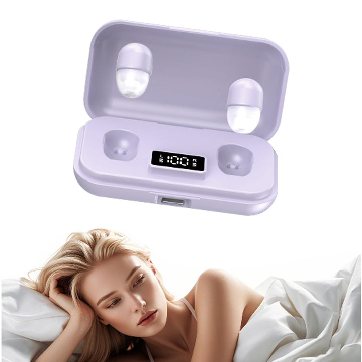 Xmenha Mini in Ear Schlaf Kopfhörer Bluetooth Klein Kabellos Unsichtbare Kopfhörer zum Schlafen für