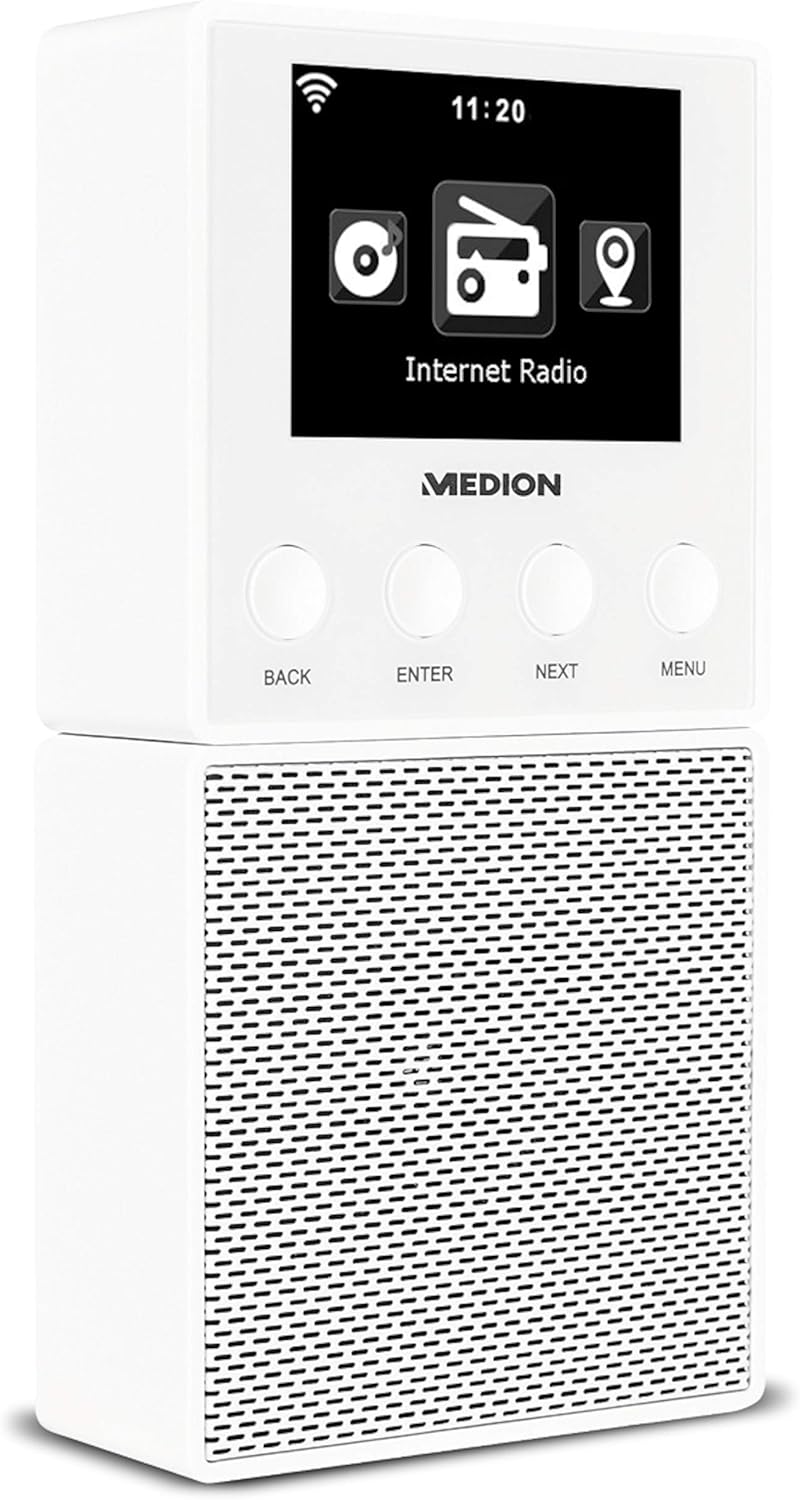 MEDION E85032 MD 87248 WLAN Internet Küchen Steckdosenradio (abnehmbarem Streaming Lautsprecher, int