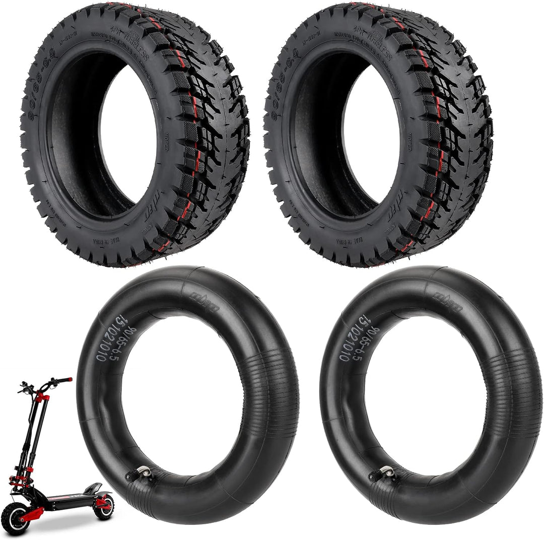ulip 90/65-6,5 Offroad Reifen + Schlauch, Offroad Tubeless Reifen, für Dualtron Ultra Thunder Zero 1