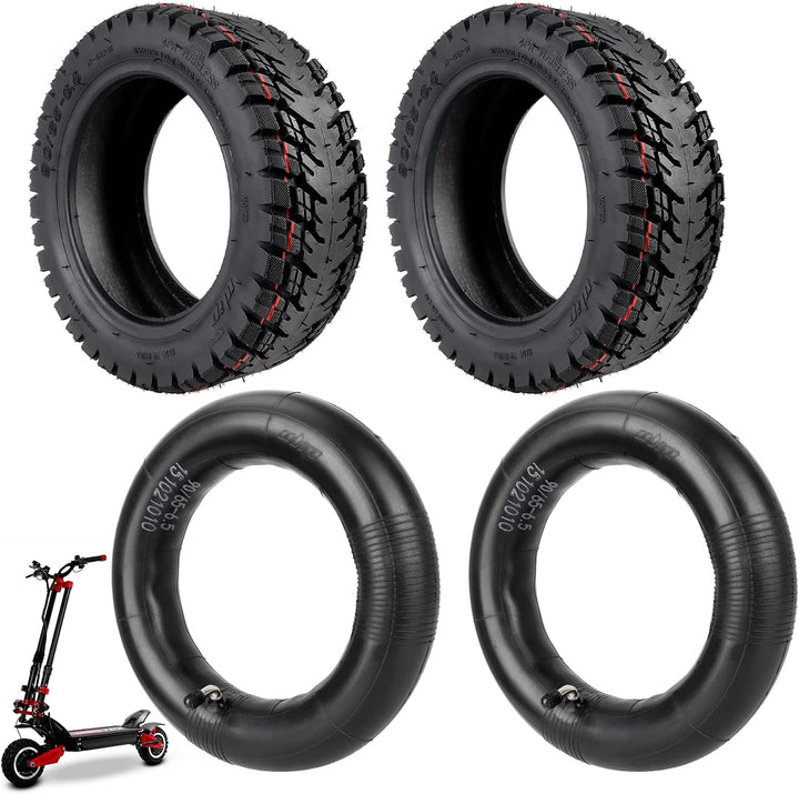 ulip 90/65-6,5 Offroad Reifen + Schlauch, Offroad Tubeless Reifen, für Dualtron Ultra Thunder Zero 1