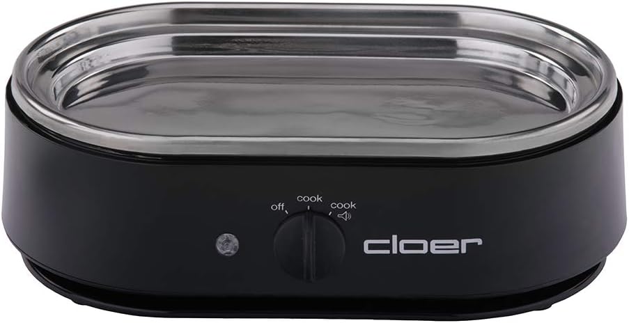 Cloer 6080 Eierkocher mit akustischer Fertigmeldung, 350 W,