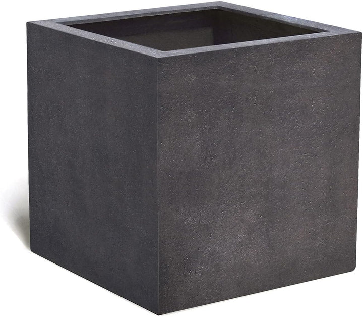 ESCHBACH® Pflanzkübel Cube 60 Espresso Anthrazit Quadratisch XL * 60 x 60 x 60 cm * 10 Jahre Garanti