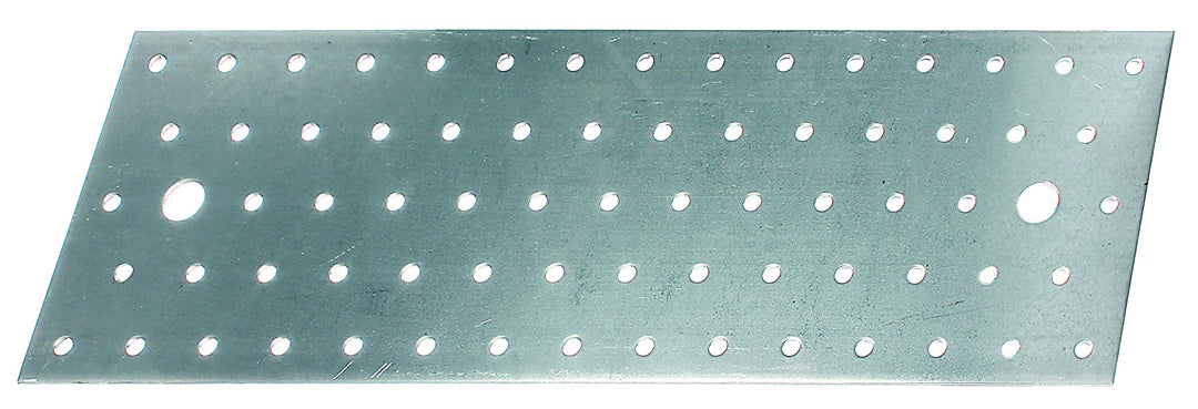 Alberts 847289 Lochplatte | sendzimirverzinkt | 300 x 100 mm | 20er Set 300 x 100 mm / 20 Stk., 300