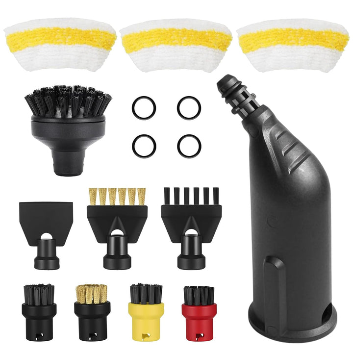 16 Stück Set für Kärcher Dampfreiniger Zubehör, Kompatibel Set für Dampfreiniger Kärcher Easyfix SC1
