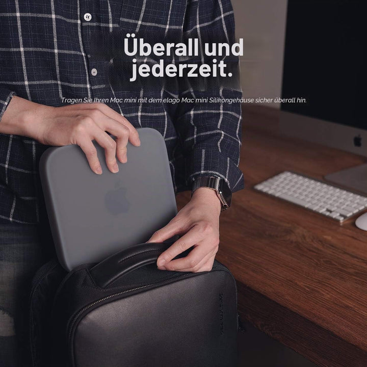 elago Silikonhülle Kompatibel mit Apple Mac Mini M2, M2 Pro [2023] Kompatibel mit Mac Mini M1 [2020]