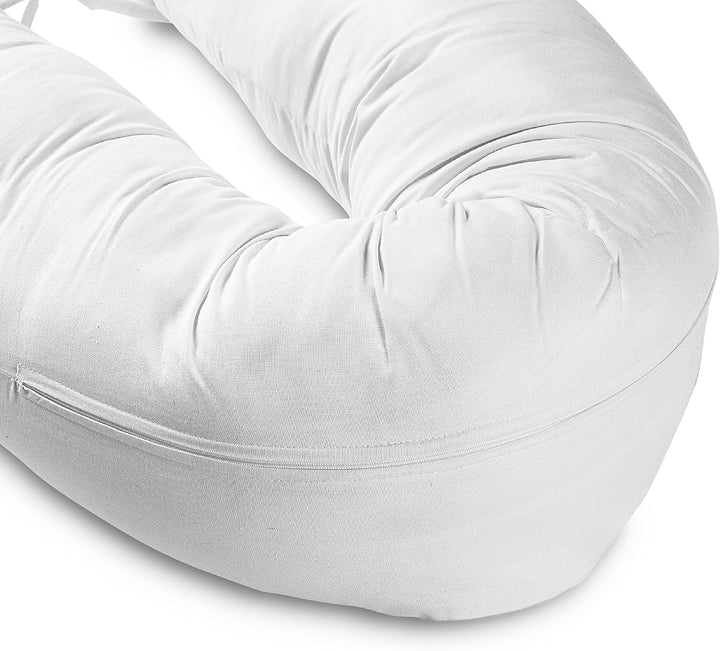 170cm Gross XXL Stillkissen Schwangerschaftskissen Lagerungskissen Seitenschläferkissen mit abnehmba