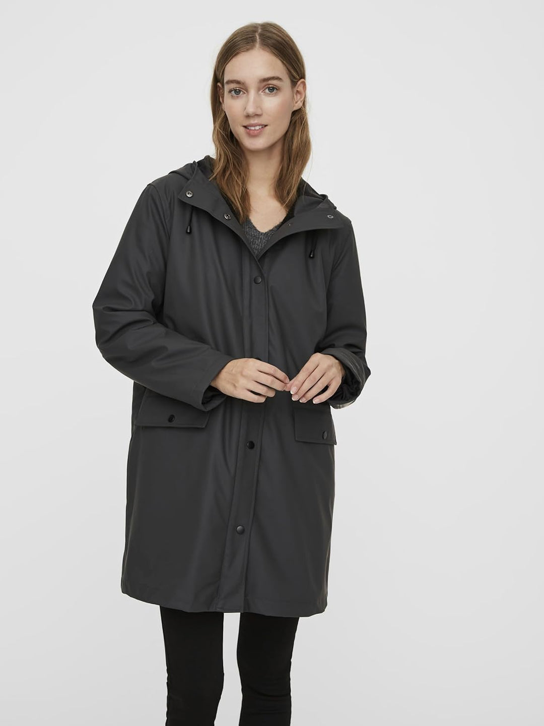 VERO MODA female Jacke VMASTA Mantel XS Asphalt, XS Asphalt