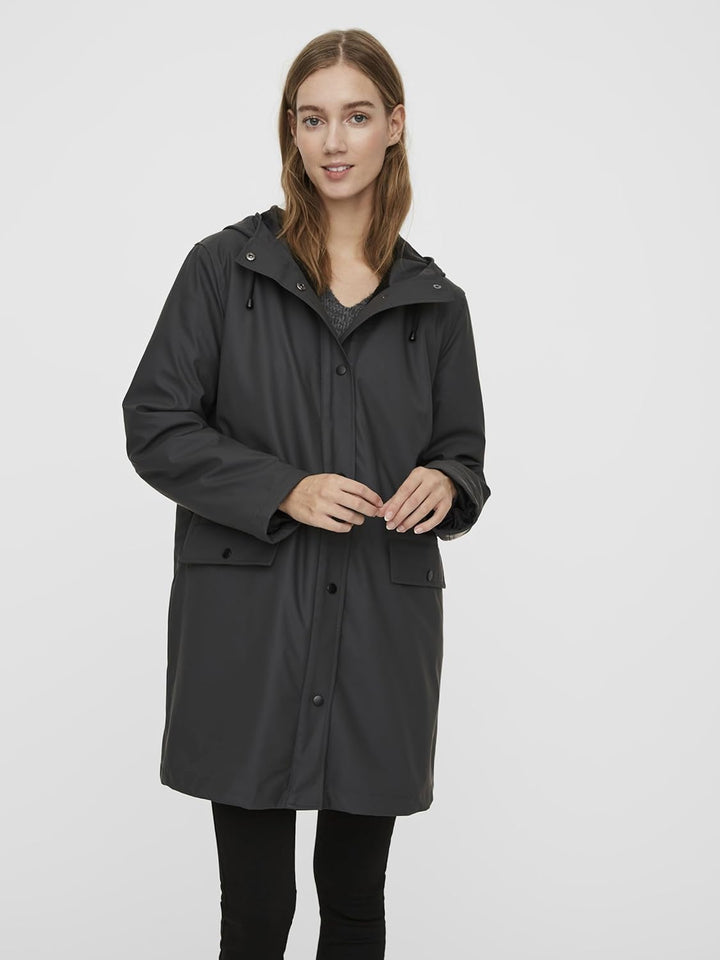 VERO MODA female Jacke VMASTA Mantel XS Asphalt, XS Asphalt
