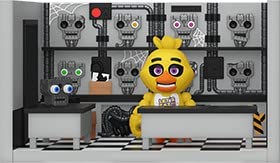 Funko Five Nights at Freddy's (FNAF) Snap: Playset - Chica The Chicken - Storage Rm - 1/6 Quote Für