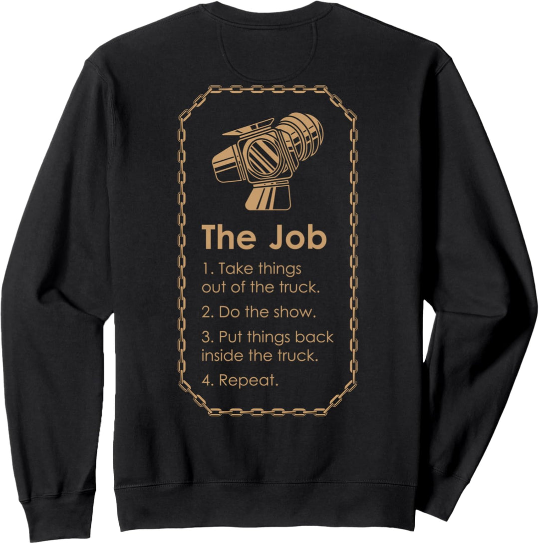 Veranstaltungstechniker THE JOB Lichttechniker Tontechniker Sweatshirt