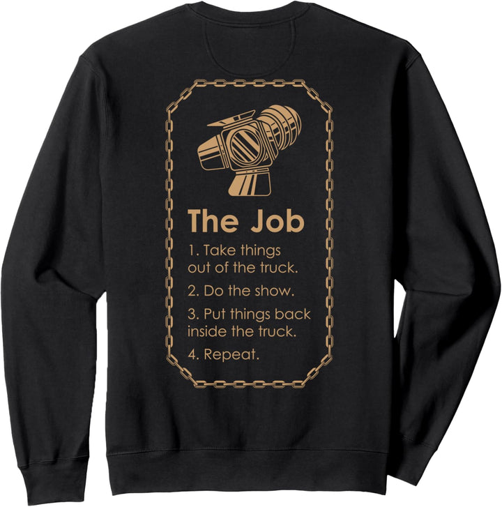 Veranstaltungstechniker THE JOB Lichttechniker Tontechniker Sweatshirt