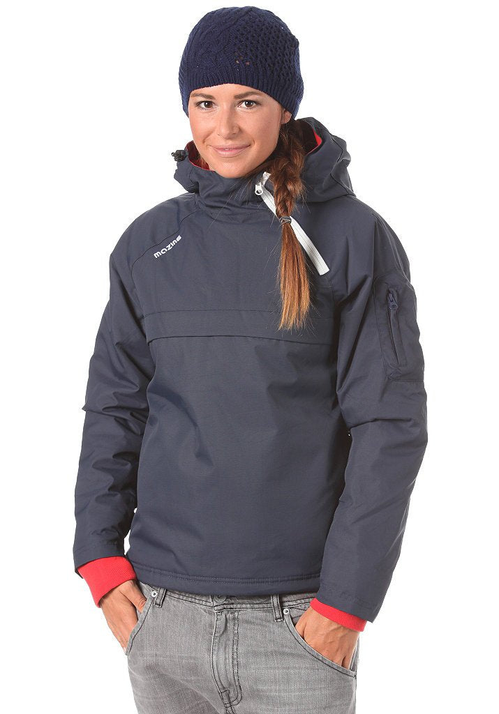 mazine Backbeat Jacke Blau Rot XS