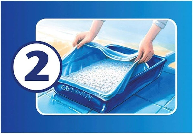 CATSAN Smart Pack – Nichtklumpende Katzenstreu auf saugfähigem Vlies – 2 Packungen mit 4 Packs 16L (