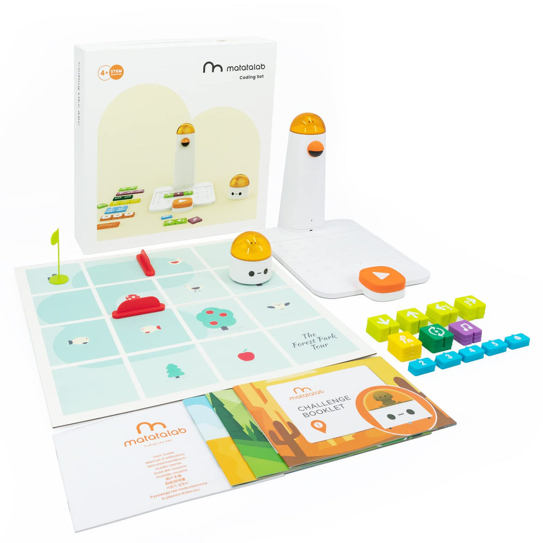 Matatalab Programmierbar Roboter Bausatz Kinder ab 4 Jahren, Elektronische Roboter für Frühe Program