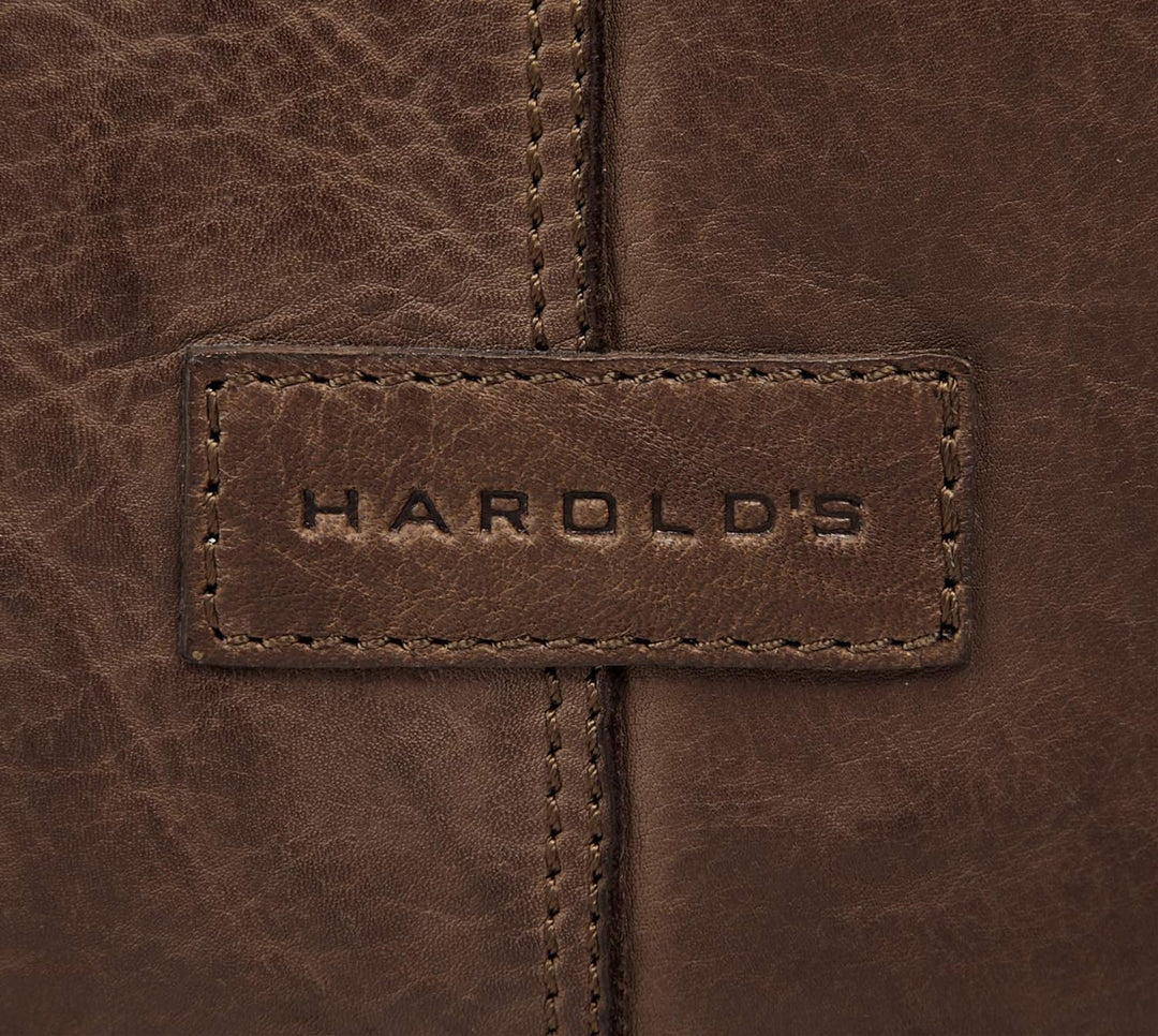 Harold's Submarine Shopper Tasche Leder 39 cm Braun, Braun