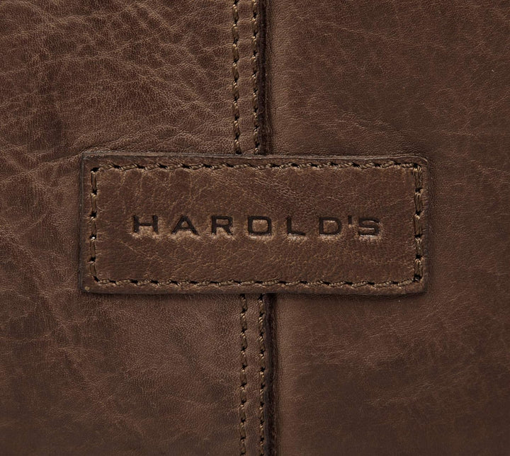 Harold's Submarine Shopper Tasche Leder 39 cm Braun, Braun