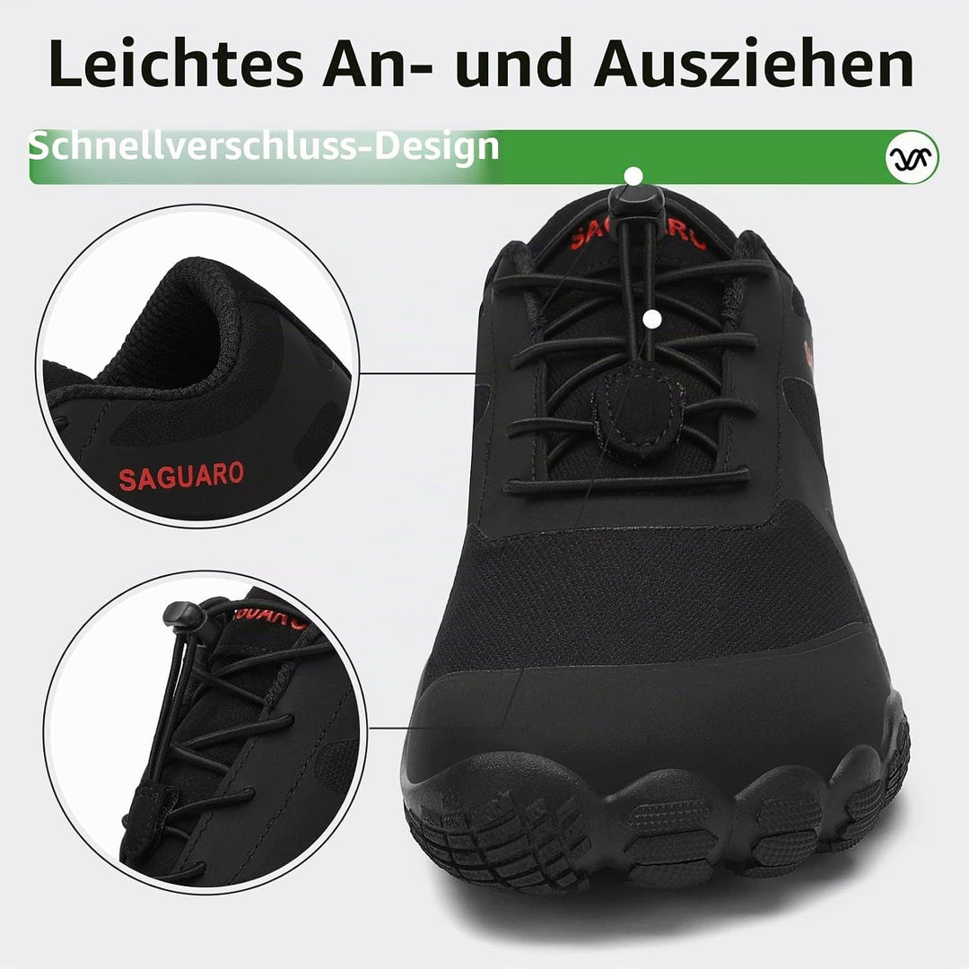 SAGUARO Herren Damen Barfussschuhe Wanderschuhe Traillaufschuhe Minimalistische Outdoor Wassersports