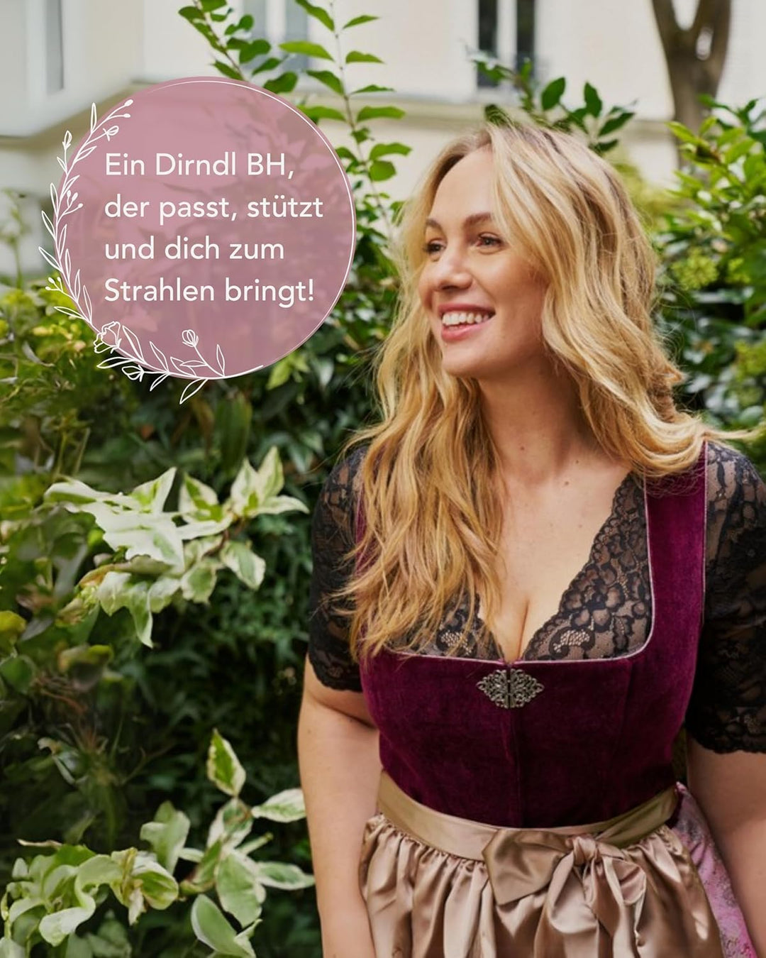 Susa Damen Dirndl 7432 Push-Up BH, Schwarz (Schwarz 004), 70A