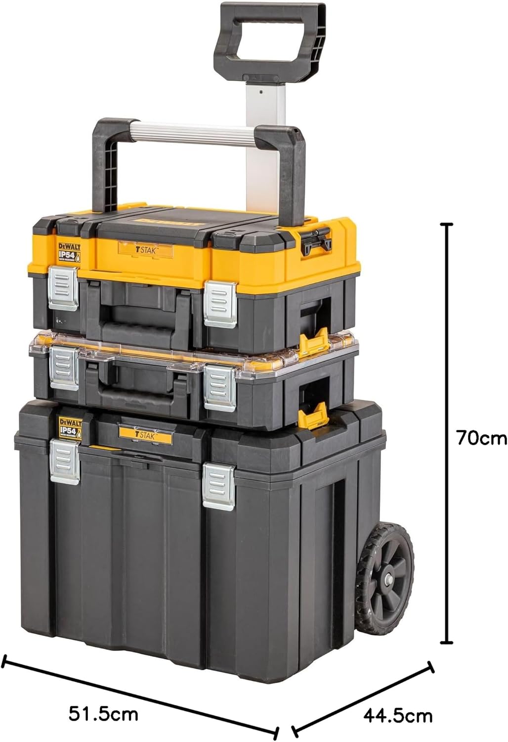 DEWALT TSTAK 3 piezas Multicolor One size