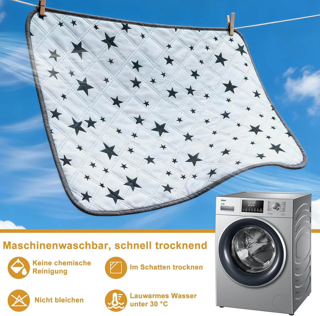 2 Stück 60*120CM Pipipads für Meerschweinchen, Meerschweinchen Unterlage Waschbar, Super Ssaugfähige