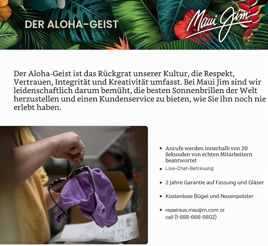 Maui Jim Glänzend Schwarz, Glänzend Schwarz