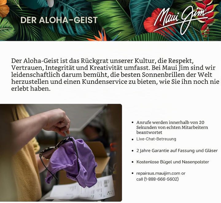 Maui Jim Glänzend Schwarz, Glänzend Schwarz