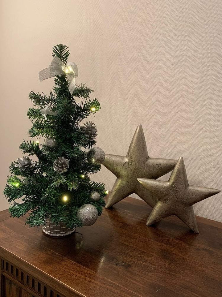 RIFFELMACHER & WEINBERGER Riffelmacher 20258 Geschmückter Weihnachtsbaum, beleuchteter 50 cm grosser