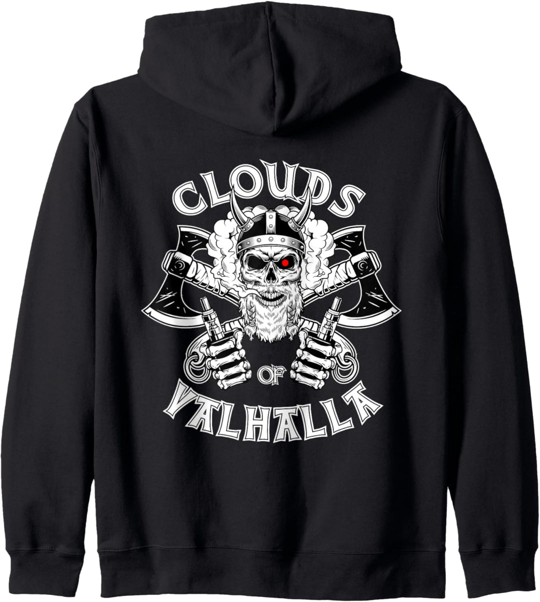 Vaping Viking Vape Shirt Clouds of Valhalla Vaper Kapuzenjacke