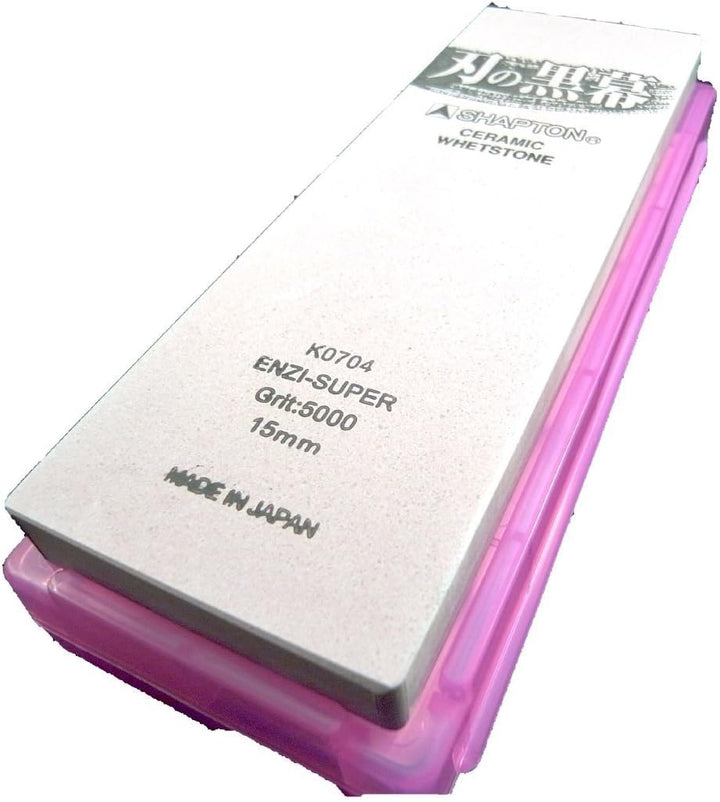 SHAPTON Ha No Kuromaku Ceramic Whetstone (F-set) Medium Grit (#1000) + Fine Grit (#5000) + Fine Grit