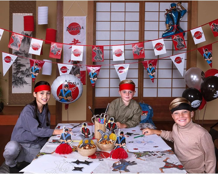 Boland - Pinata Ninja, Partyspiel, Hängedeko, Dekoration für Geburtstag, Mottoparty und Karneval