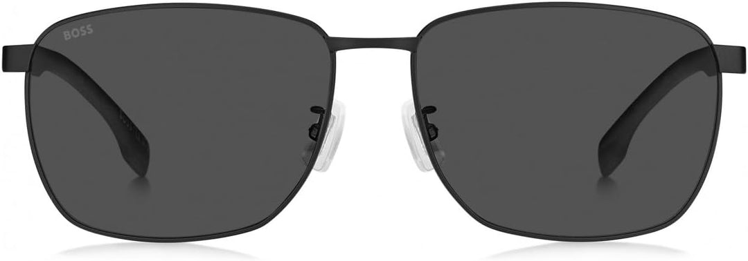 HUGO BOSS Unisex Sunglasses 62/16/150 Mattes Schwarz, 62/16/150 Mattes Schwarz