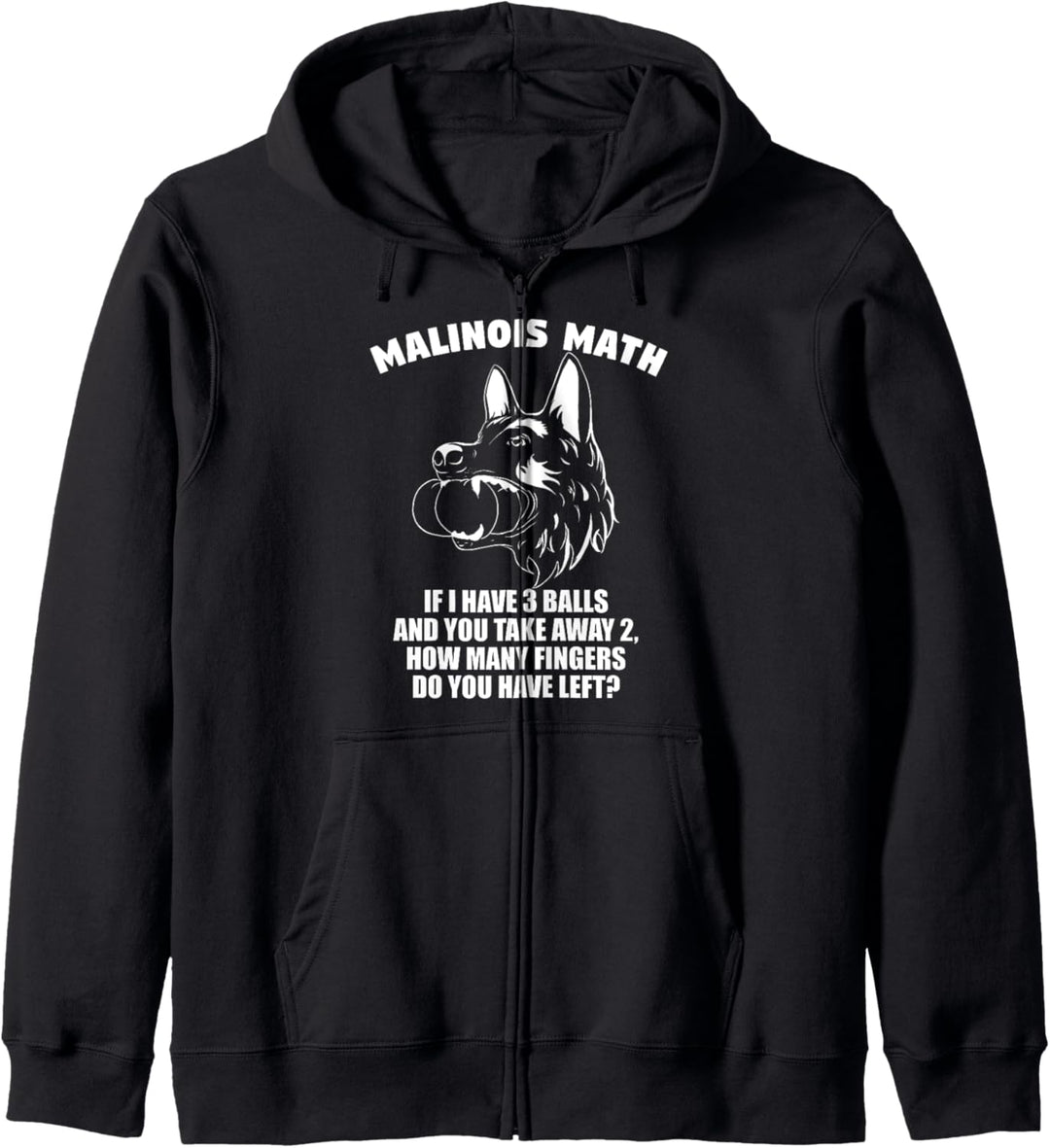 Belgische Malinois Mathematik Kapuzenjacke