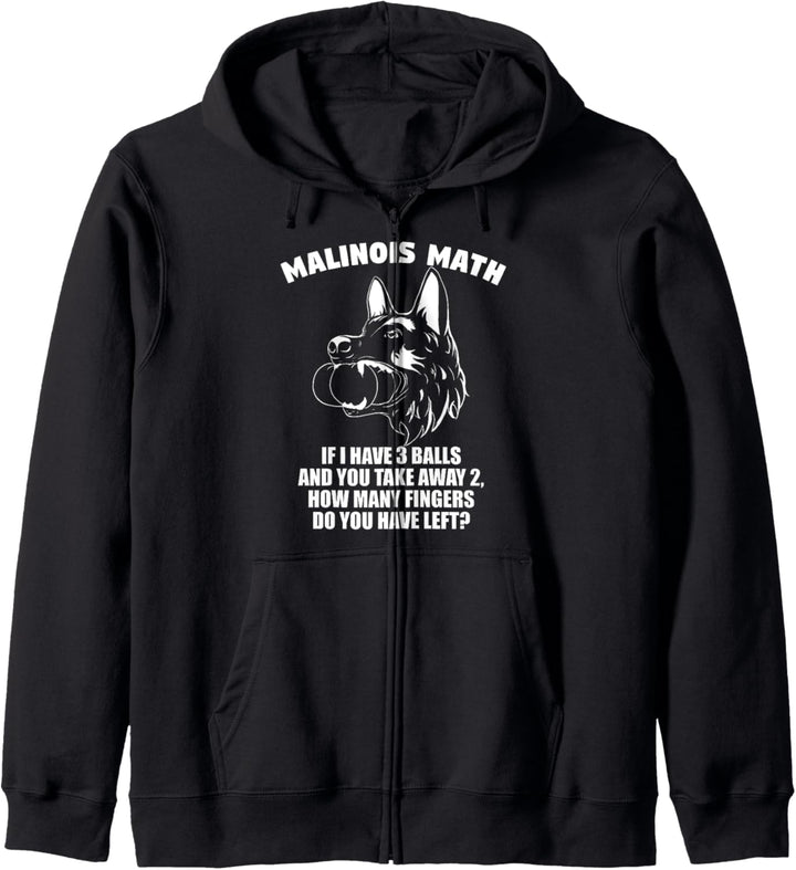 Belgische Malinois Mathematik Kapuzenjacke