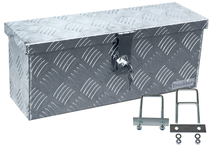 Truckbox D015 inkl. MON4002 Edelstahlhaus Werkzeugkasten, Deichselbox, Transportbox, Alubox, Alukoff