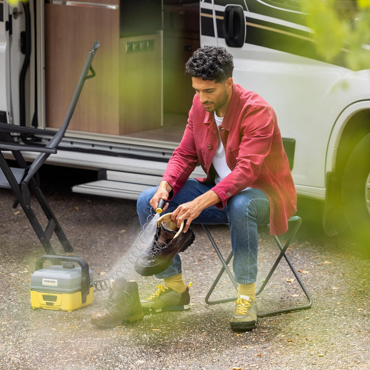 Kärcher Mobile Outdoor Cleaner OC 3 Bike Box (Wassertankvolumen: 4 l, Lithium-Ionen-Akku, abnehmbare
