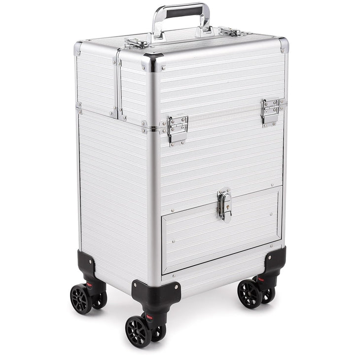 SEVICO Kosmetikkoffer Schminkkoffer Beauty Make-up Case Multikoffer professioneller Make-up Rollkoff