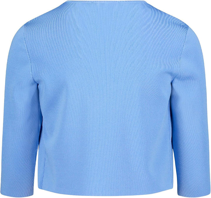 Vera Mont Damen 0226/4106 Strickjacke XS Paris Blue, XS Paris Blue