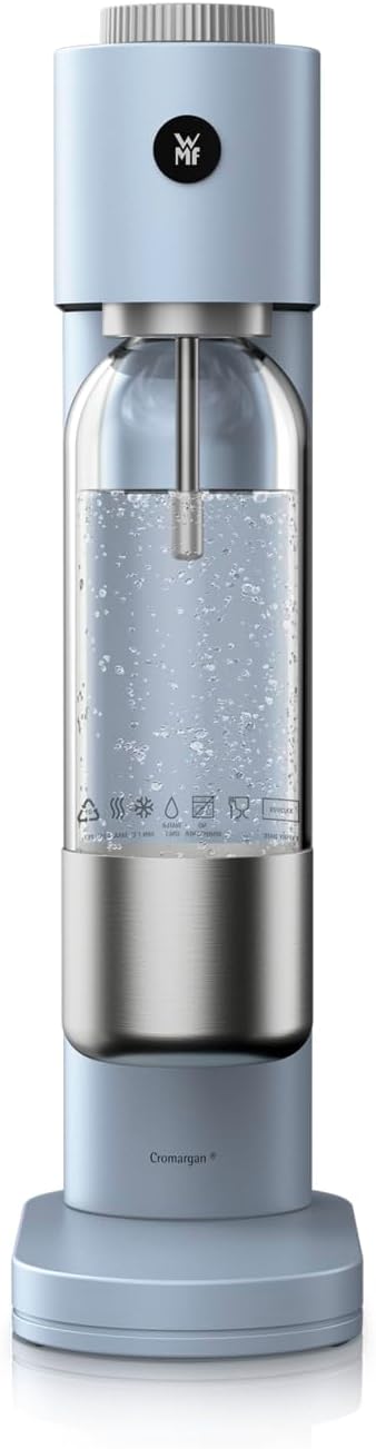 WMF Element One Wassersprudler – vollautomatische Edelstahl Sprudelmaschine mit 3 Einstellungsstufen