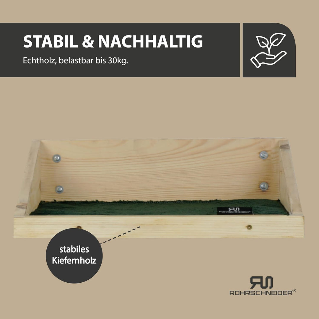 Rohrschneider Kletterwand Katzen (alle Katzengrössen) | Made in EU | Katzentreppe kombinierbar | aus