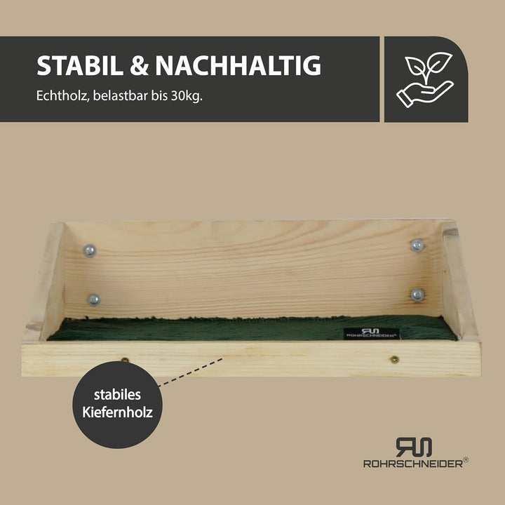 Rohrschneider Kletterwand Katzen (alle Katzengrössen) | Made in EU | Katzentreppe kombinierbar | aus