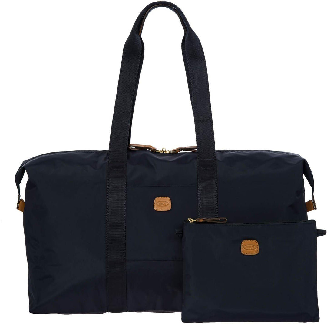 BRIC'S - Grosse Faltbare 2-in-1-reisetasche Aus Nylon Ocean Blau, Ocean Blau