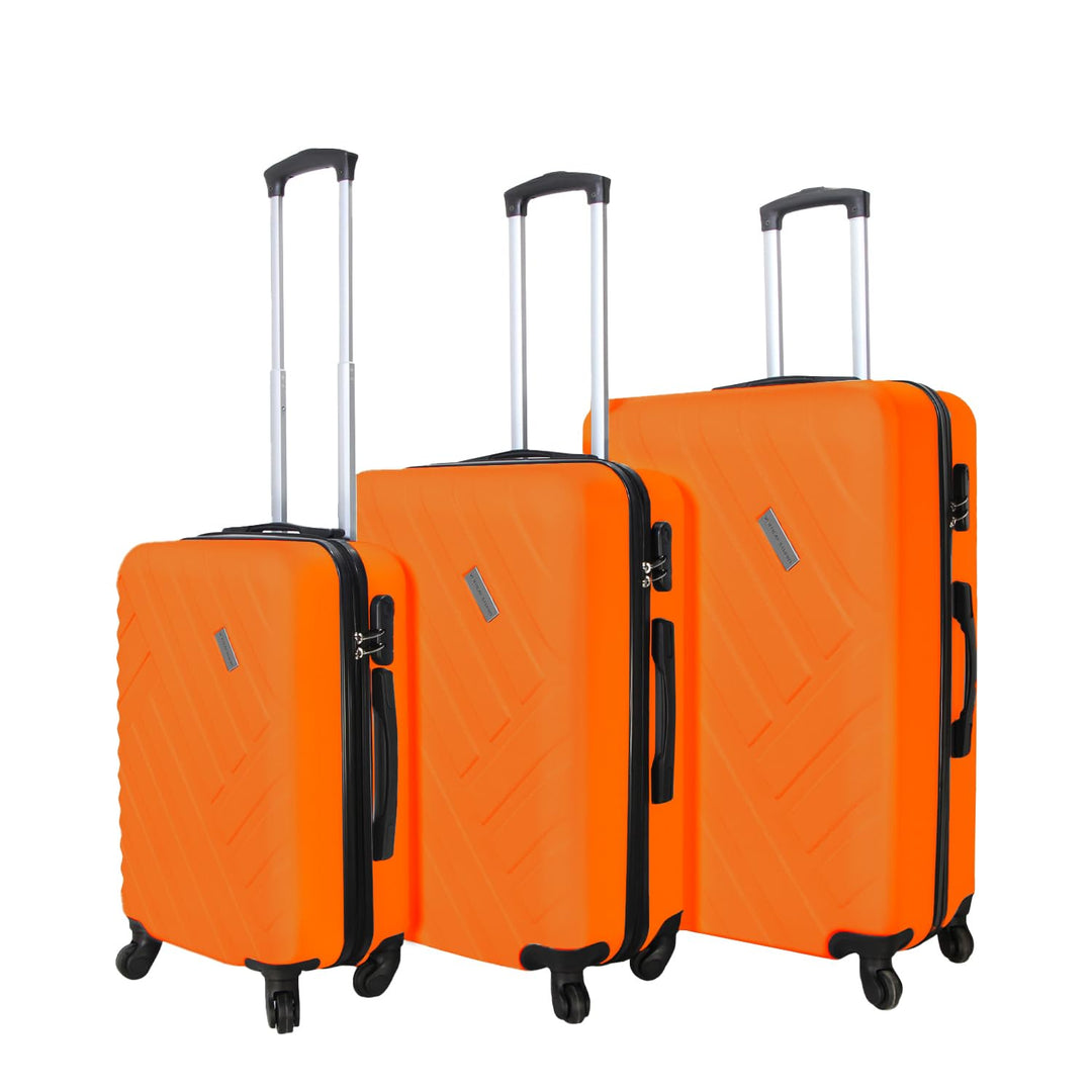 20" 24" 28" Koffer Reisekoffer 3er-Set Trolley Mehrteilig mit Ziffern Kofferschloss aus Kunststoff (