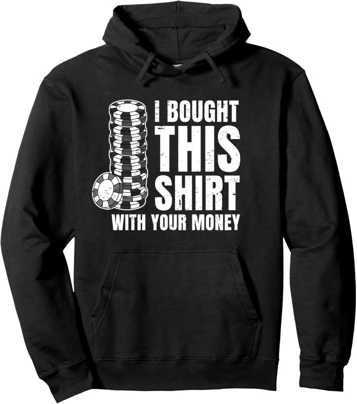 Poker Spieler Poker-Karten Spiel Geld Pullover Hoodie