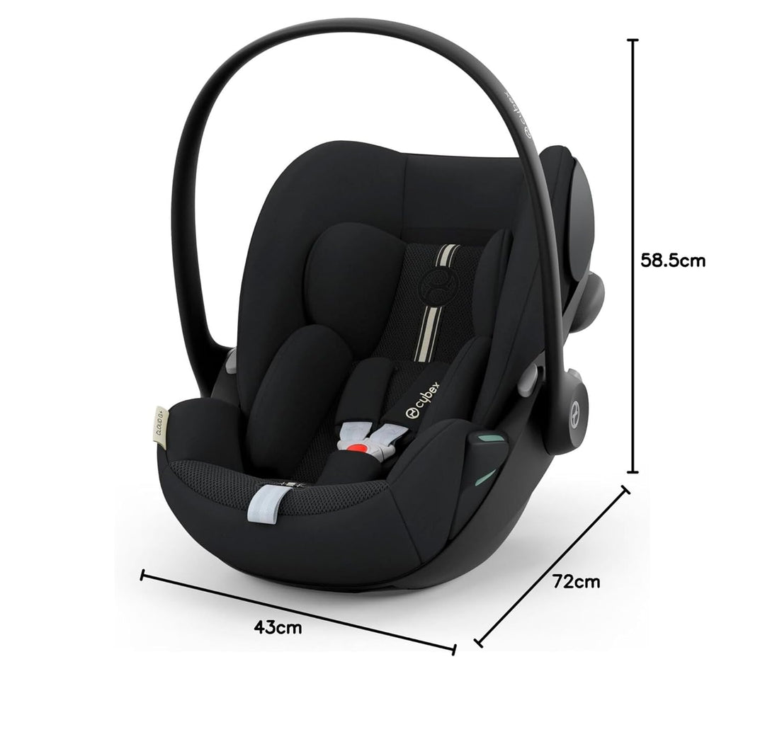 CYBEX Gold Babyschale Cloud G i-Size Plus, Inkl. Neugeboreneneinlage, Ab Geburt bis ca. 24 Monate, F