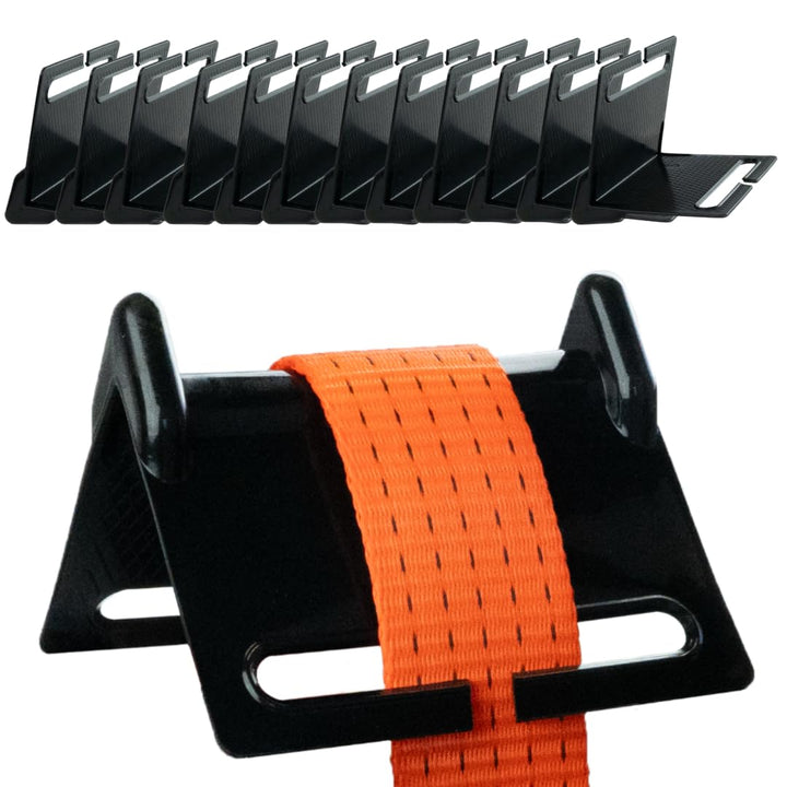 Kantenschutz Spanngurte 12er Set für Gurte von 2,5-10cm Breite, Kantenschoner Zurrgurt, Kantenschutz
