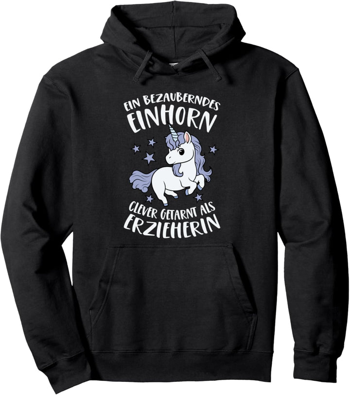 Erzieherin Einhorn Kindergarten Kita Erzieher Geschenk Pullover Hoodie