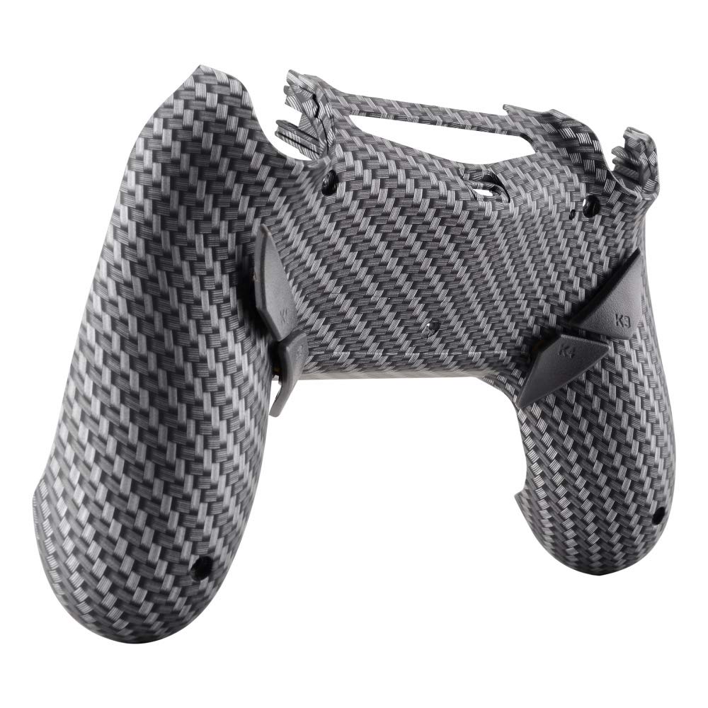 eXtremeRate Programmierbar Dawn Remap Kit für ps4 Controller, Rückseite Hülle Gehäuse Case&Upgrade-B