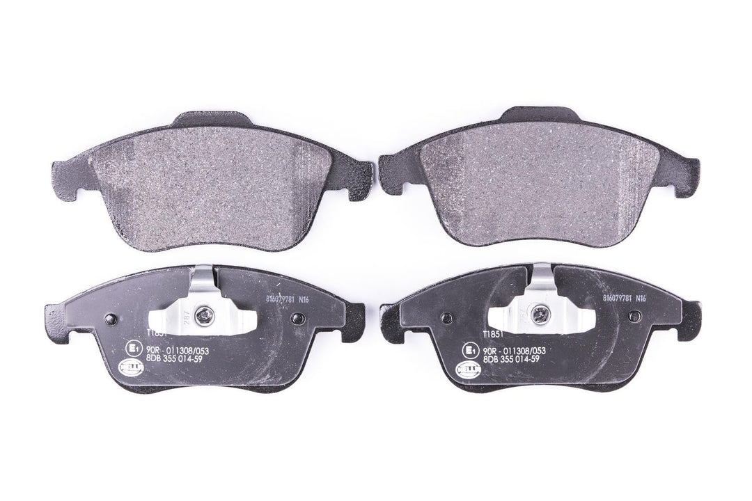 HELLA PAGID 8DB 355 014-591 Bremsbelagsatz - T1851 - Dicke/Stärke: 18mm - Bremssystem: Teves - nicht