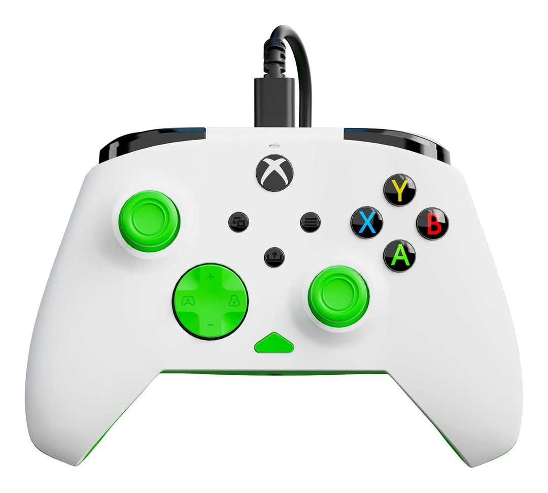 Turtle Beach Rematch Core Weiss/Grün Wired Gaming Controller – Lizenziert für Xbox Series X und S, X